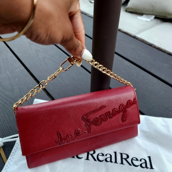Salvatore Ferragamo Handbags - 📣SOLD!! GUC Salvatore Ferragamo Saffiano wallet
